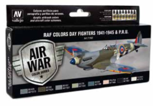 Vallejo Paints 17ml Bottle WWII RAF Day Fighters Model Air Paint Set (8 Colors)