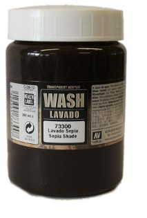 Image 0 of Vallejo Paints 200ml Bottle Sepia Wash