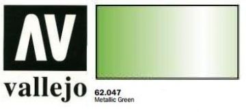 Vallejo Paints 60ml Bottle Metallic Green Premium
