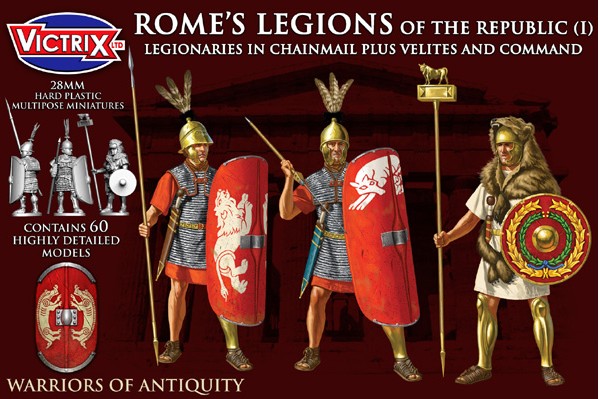 Image 0 of Victrix LTD Figures 28mm Rome's Legions of the Republic I in Chainmail (60)