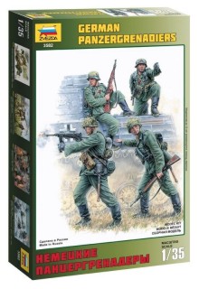 Image 0 of Zvezda 1/35 German Panzergrenadiers (4)