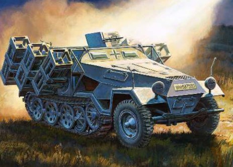 Image 0 of Zvezda 1/35 German Sdkfz 251/1 Ausf B Heavy Rocket Launcher