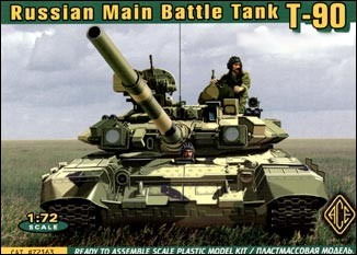 Image 0 of Ace Plastic Models 1/72 Russian T90 Modern MBT