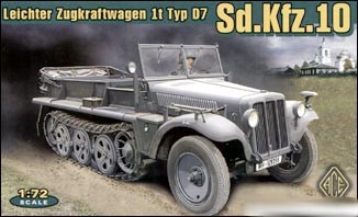 Image 0 of Ace Plastic Models 1/72 SdKfz 10 (Demag D7) Light Infantry Halftrack