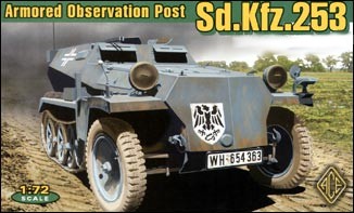 Image 0 of Ace Plastic Models 1/72 German SdKfz 253 Armored Observation Post