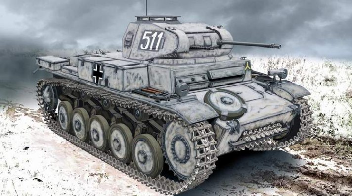 Image 0 of Ace Plastic Models 1/72 PzKpfw II SdKfz 121 Ausf F Light Tank