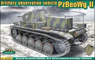 Image 0 of Ace Plastic Models 1/72 PzBeoWg II German Artillery Observation Vehicle