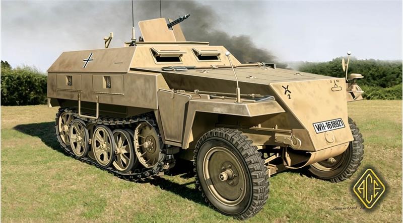 Sd.Kfz. 250 – Light Armored Personnel Carrier – German Halftrack