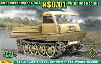 Image 0 of Ace Plastic Models 1/72 Raupenschlepper Ost (RSO) Type 1 WWII Tracked Vehicle w/