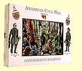 A Call To Arms Plastic 1/32 American Civil War: Confederate Infantry (16)