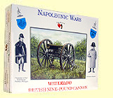 A Call To Arms Plastic 1/32 Napoleonic Wars: British 9-Pdr Cannon (1)