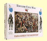 A Call To Arms Plastic 1/32 English Civil War: Parliament Musketeers (16)