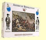 A  Call To Arms Plastic  1/32 American Revolution: British Grenadiers (16)