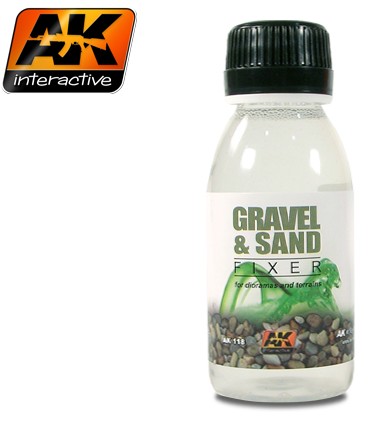 Image 0 of AK Interactive Gravel & Sand Fixer Enamel 100ml Bottle