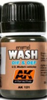 AK Interactive OIF & OEF US Modern Vehicles Wash Enamel Paint 35ml Bottle