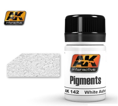 AK Interactive White Ashes Pigment 35ml Bottle