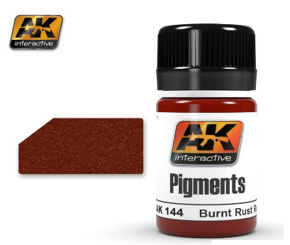 AK Interactive Burnt Rust Red Pigment 35ml Bottle