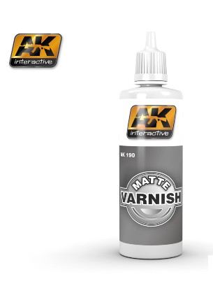 Image 0 of AK Interactive Matte Acrylic Varnish 60ml Bottle