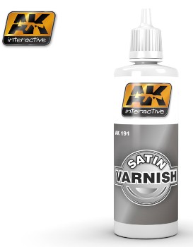 AK Interactive Satin Acrylic Varnish 60ml Bottle