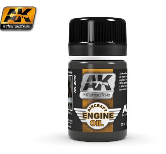 Image 0 of AK Interactive Air Series: Aircraft Engine Oil Enamel Wash 35ml Bottle