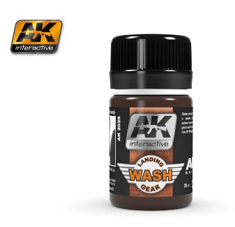 Image 0 of AK Interactive Air Series: Landing Gear Enamel Wash 35ml Bottle