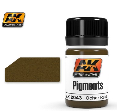 Image 0 of AK Interactive Ochre Rust Pigment 35ml Bottle