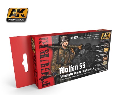 Image 0 of AK Interactive Figure Series: Waffen SS Fall/Winter Camouflage Acrylic Paint Set