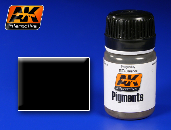 Image 0 of AK Interactive Black Pigment 35ml Bottle