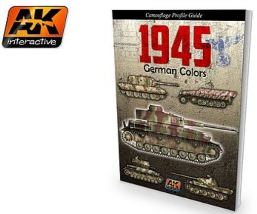 AK Interactive 1945 German Colors Camouflage Profile Guide Book