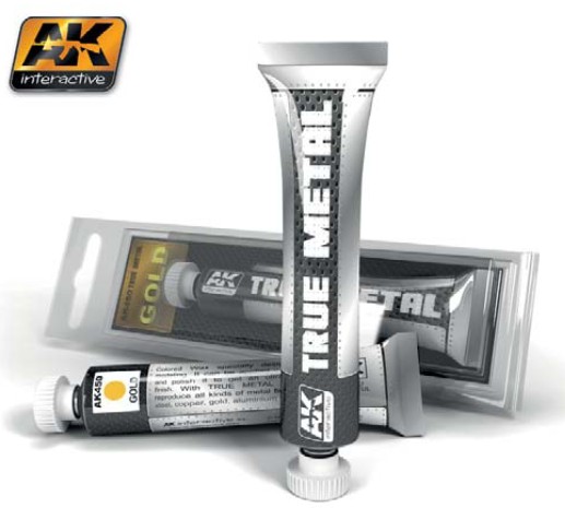 AK Interactive True Metal Wax Gold 20ml Tube