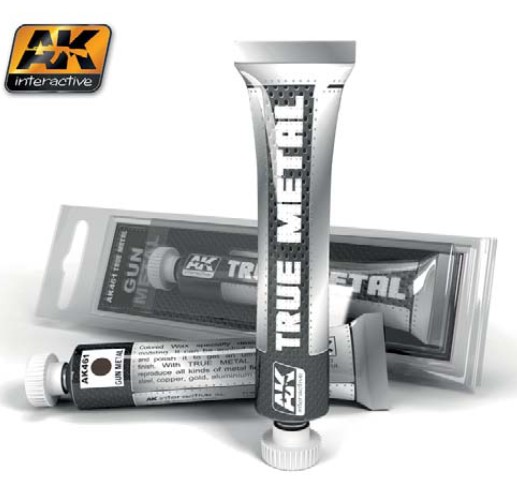 Image 0 of AK Interactive True Metal Wax Gun Metal 20ml Tube