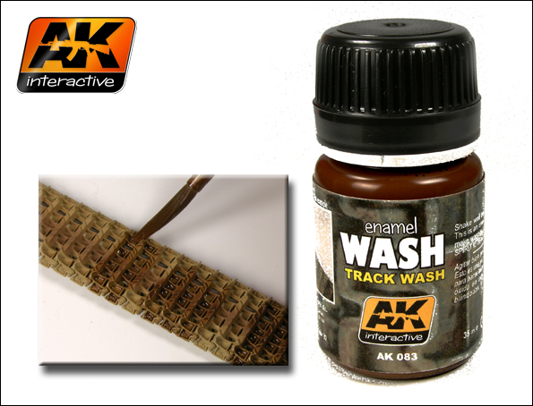AK Interactive Track Wash Enamel Paint 35ml Bottle
