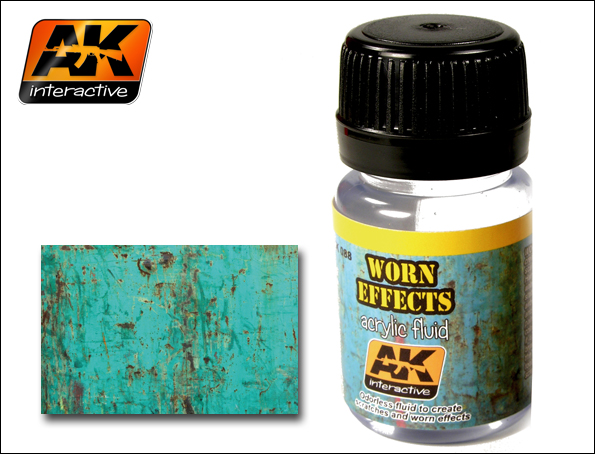 Image 0 of AK Interactive Worn Effects Acrylic Paint 35ml Bottle