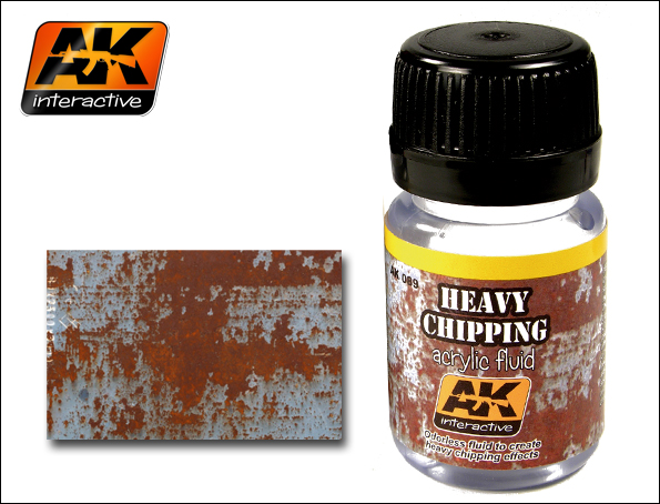 Image 0 of AK Interactive Heavy Chipping Effects Acrylic Paint 35ml Bottle