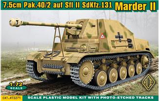 Image 0 of Ace Plastic Models 1/72 SdKfz 131 Marder II Tank w/7.5cm PaK 40/2 Gun
