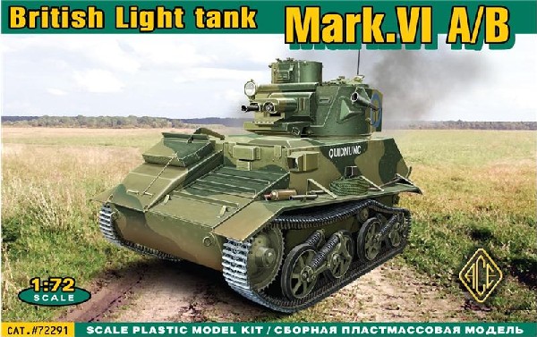 Image 0 of Ace Plastic Models 1/72 British Mark VI A/B Light Tank