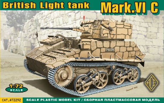 Image 0 of Ace Plastic Models 1/72 British Mk VIc Light Tank