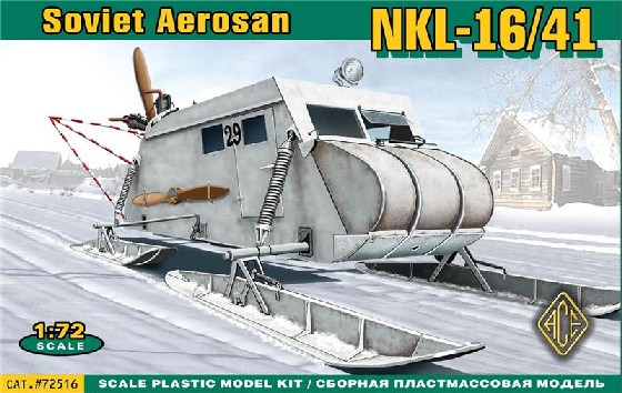 Image 0 of Ace Plastic Models 1/72 Soviet NKL16/41 Armored Aerosan