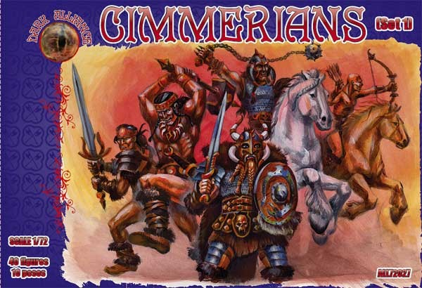 Dark Alliance 1/72 Cimmerians Set #1 Figures (40)