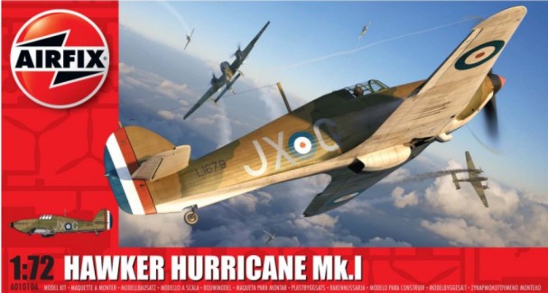 Airfix 1/72 Hawker Hurricane Mk I Aircraft Model Kit