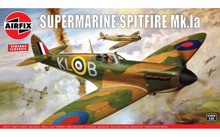 Image 0 of Airfix 1/24 Supermarine Spitfire Mk 1A Aircraft