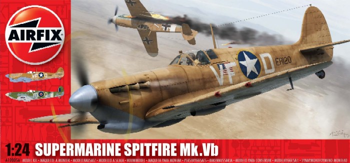 Image 0 of Airfix 1/24 Supermarine Spitfire Mk VB Aircraft