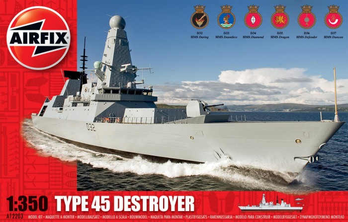 Image 0 of Airfix 1/350 HMS Royal Navy Type 45 Destroyer
