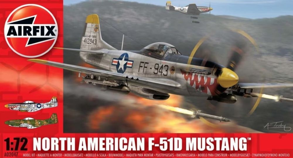 Image 0 of Airfix 1/72 F51D Mustang Aircraft