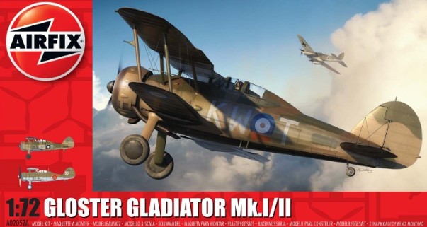 Image 0 of Airfix 1/72 Gloster Gladiator Mk I Fighter