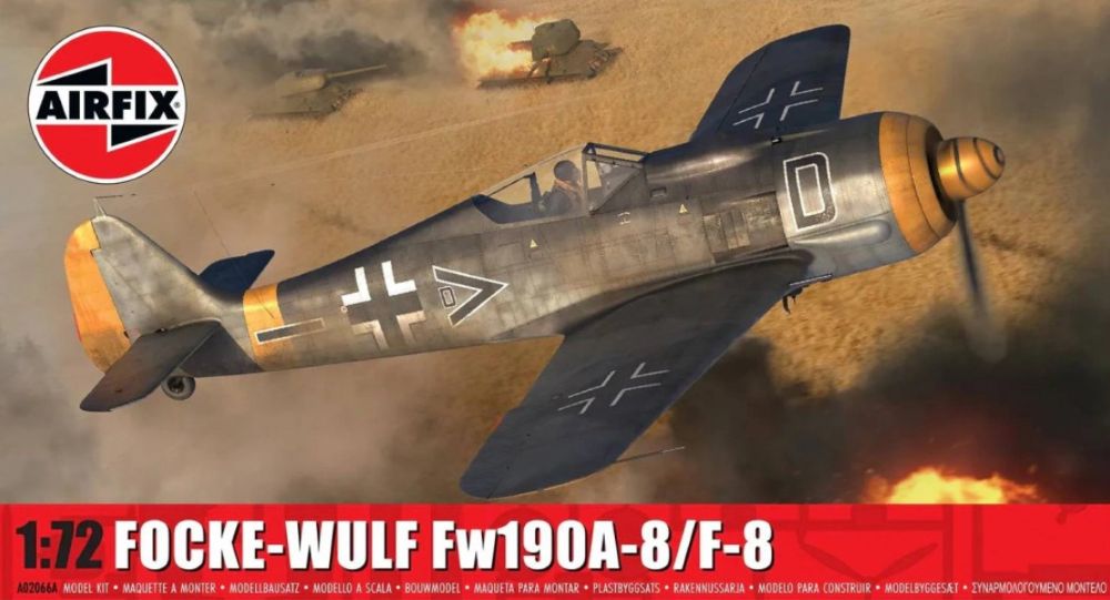 Image 0 of Airfix 1/72 Fw190F8/A8 Fighter