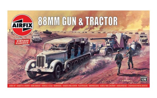 Image 0 of Airfix 1/76 88mm Gun & Tractor