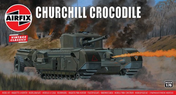 Airfix 1/76 Churchill Crocodile Flamethrower Tank