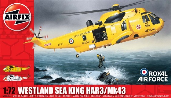 Image 0 of Airfix 1/72 Westland Sea King HAR3/Mk43 RAF Rescue Helicopter