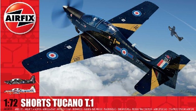Image 0 of Airfix 1/72 Shorts Tucano T1 Turboprop Trainer Aircraft